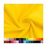 Pico Textiles 1 Yard - Canary Yellow Solid Fleece