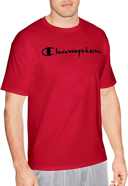 champion men's graphic jersey tee