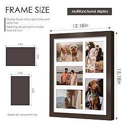 DUENPY 11x14 Collage Picture Frame, 4x6 Collage