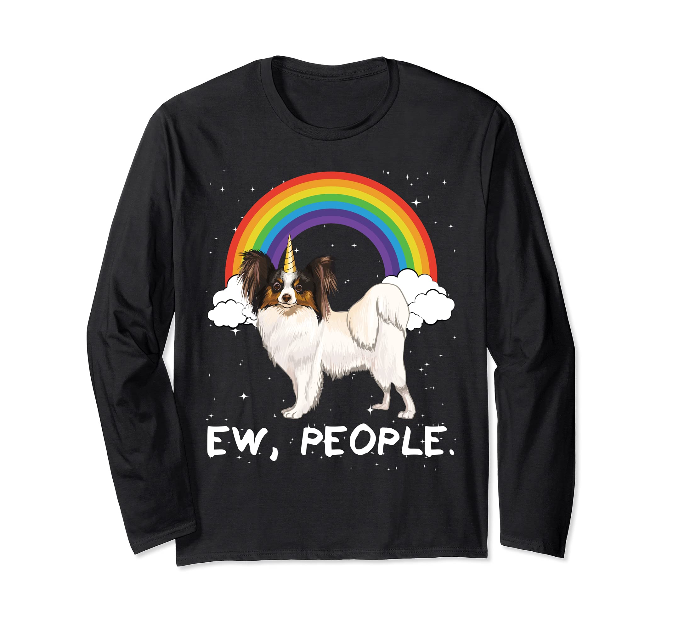 Rainbow Soft Coated Wheaten Terrier Ew People Unicorn Dog Long Sleeve T-Shirt