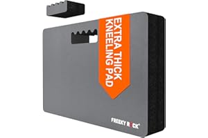 FREEKYROCK Kneeling Pad, Extra Thick Gardening Kneeling Pad for Women, Large Foam Bathtub Kneeling Pad for Bathing Baby, Waterproof Knee Pads Garden Workout Supplies, Grey