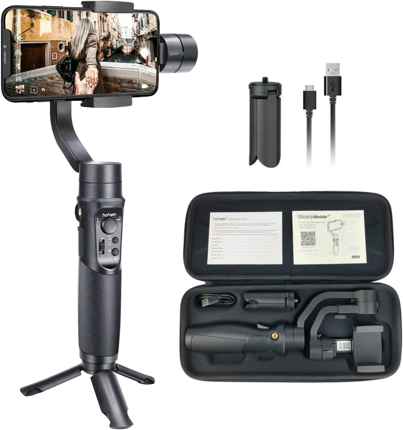 Hohem iSteady Mobile Plus 3Axis Handheld Gimbal Amazon.de Kamera