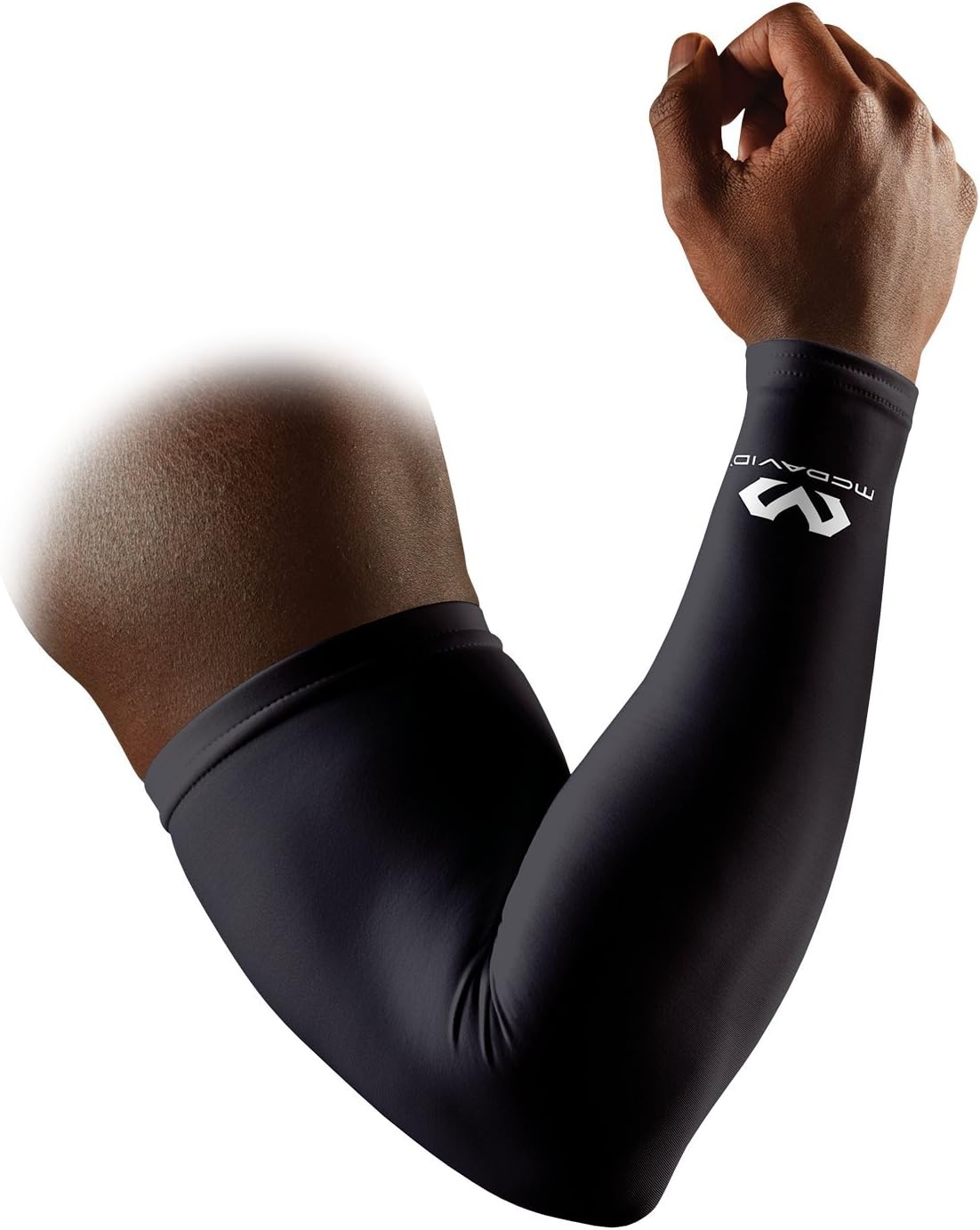 McDavid Compression Arm Sleeve, 50+ UV Skin Protection, Cooling Arm Sleeve for Sports, Running, Basketball, Baseball, Football: Sports & Outdoors