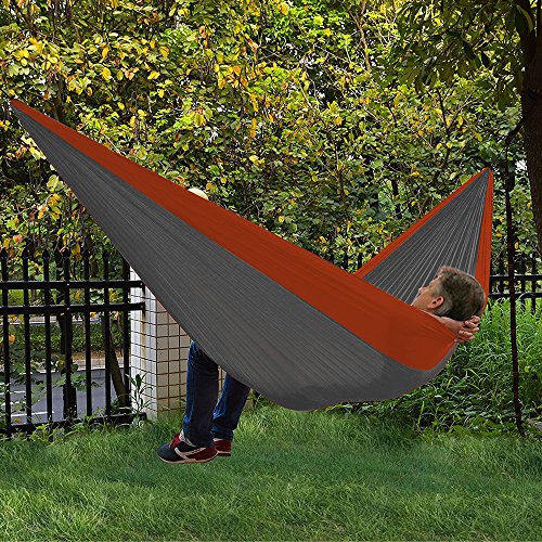 OKWINT 04 Camping Garden Ultralight Nylon Portable Heavy-duty 500 lb Parachute Hammock
