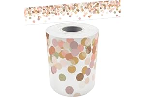 Teacher Created Resources Calming Confetti Straight Rolled Border Trim