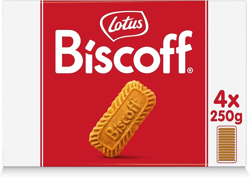 Lotus Biscoff Galletas Caramelizadas | Vegano | 4 x 250g (1 kg)