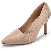 PiePieBuy Womens High Heels Pumps Pointed Toe Slip On Stiletto Classic Dress Party Office Shoes