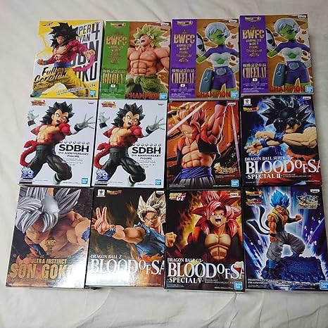 Amazon ドラゴンボールフィギュア まとめ売り全12種 フィギュア ドール 通販
