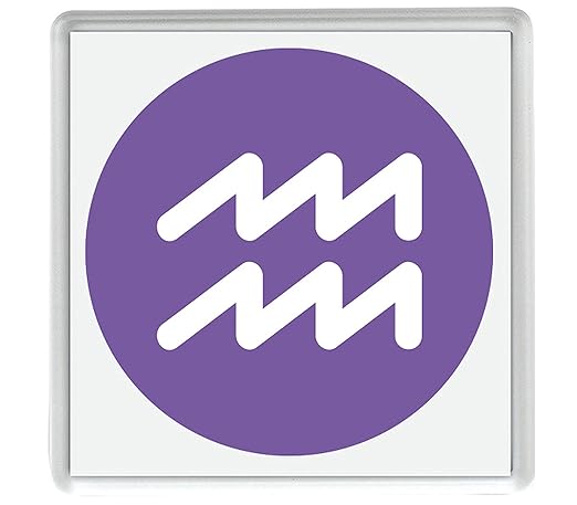 IamEngland Acuario Emoji 58mm x 58mm Nevera Imán/Aquarius Emoji ...