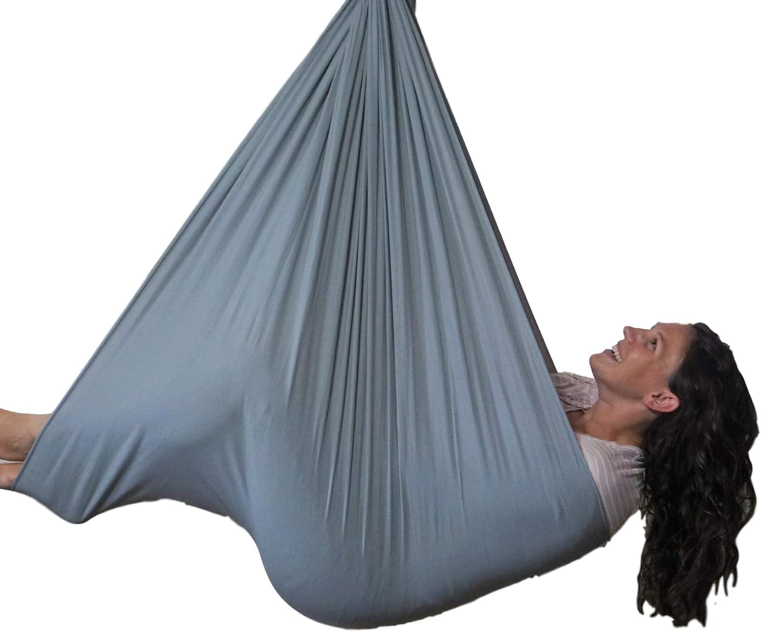 SENSORY4U Indoor Therapy Swing for Kids with Special Needs (Hardware Included) Snuggle Swing | Cuddle Hammock for Children with Autism, ADHD, Aspergers | Great for Sensory Integration (Gray Color) : Garden & Outdoor