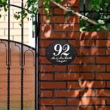 EDS G Personalised Natural Slate House Sign 20x15cm UV Printed Door Number view 4