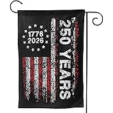 USA 250th Anniversary Garden Flag - Celebrate 250 Years of American Pride with Double-Sided Patriotic Banner, 1776-2026 Commemorative United States Birthday Decor