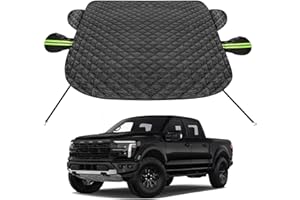 SZYUCHEN Car Windshield Cover for Ice and Snow Compatible with Ford F150/F-150 F250 F350 F450 Super Duty Expedition Lightning Pickup Trucks, Anti-Snow Cover Frost Shield with Side Mirror Covers