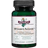 Vitanica - Woman's Passage - Menopause Support - 30 Vegetarian Capsules