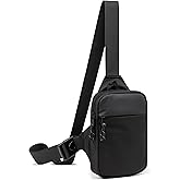 higouta Mini Sling Bag for Men Women, Small Crossbody Casual Utility Chest Phone Bag for Travel Workout