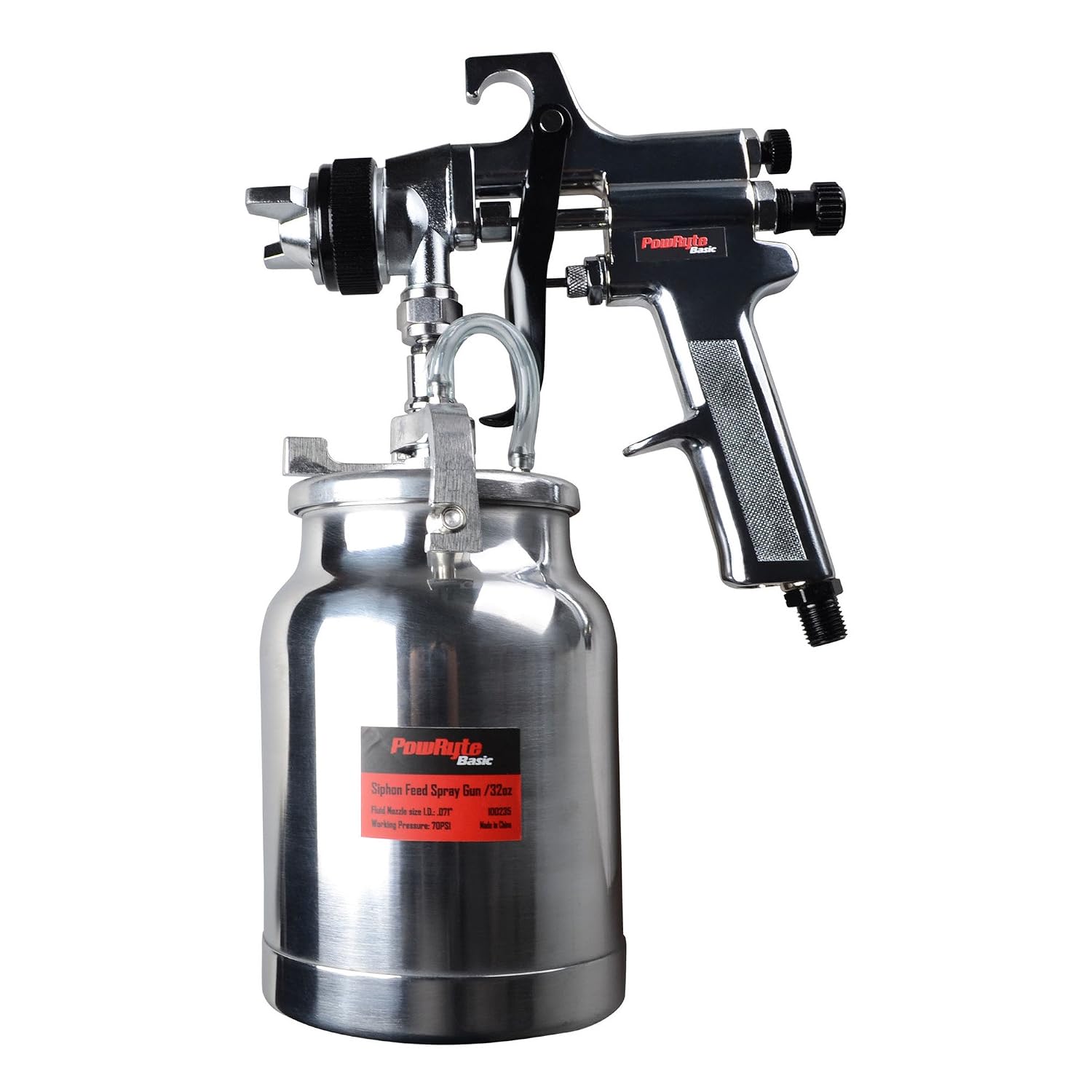 Купить PowRyte Basic 32 Oz Siphon Feed Air Spray Gun - 1.8mm Nozzle в ...