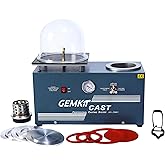 GEMKIT Vacuum Casting Machine 2L &ndash; Professional Metal Casting Machine with 3 CFM Pump, Jewelry Casting Machine for Lost-Wax &amp; Precious Metals, 110V HH-CM01