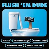 DUDE Wipes Flushable Wipes 6 Pack Unscented Extra-Large 288 Count view 3
