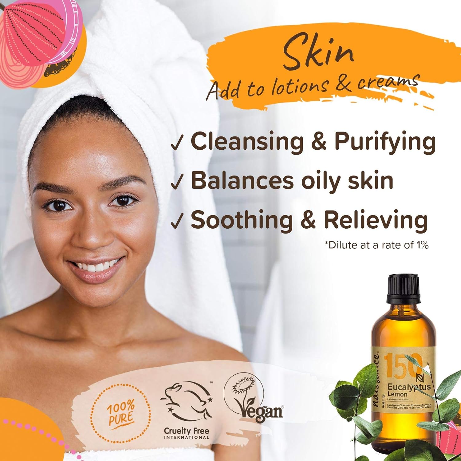 Naissance Eucalyptus Citriodora Zitroneneukalyptus 200ml 2x100ml 100 Naturreines Atherisches Ol Amazon De Drogerie Korperpflege