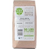 Tiny Footprint Coffee USDA Organic Cold Brew & Press Elixir, Ground Coffee, Carbon Negative, 16 Ounce