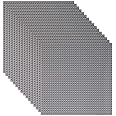 LVHERO Classic Baseplates Building Plates for Building Bricks 100% Compatible with All Major Brands-Baseplate, 10" x 10", Pack of 16 (Gray)