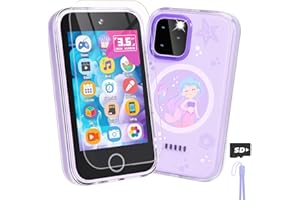 Dylanto Kids Phone Toys for 3-12 Years Old Girls ,3.5'' Touchscreen Phone for Kids Learning Play Toy with Dual Camera,Video Players,Game,Christmas Birthday Gifts for Girls Age 3 4 5 6 7 8 9
