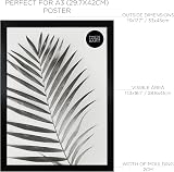 pf+a REAL GLASS A3 Black Frame Premium Frame Black pf+a view 2