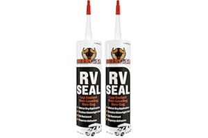 BEEST RV Roof Sealant (Non-Leveling) - 2 Pack, Lap Sealant for RV Roof, Windows, Skylight, Campers - Waterproof Caulking Sealer for Vertical Surface - Elastomeric Caulk Sealer for Camper & Trailer