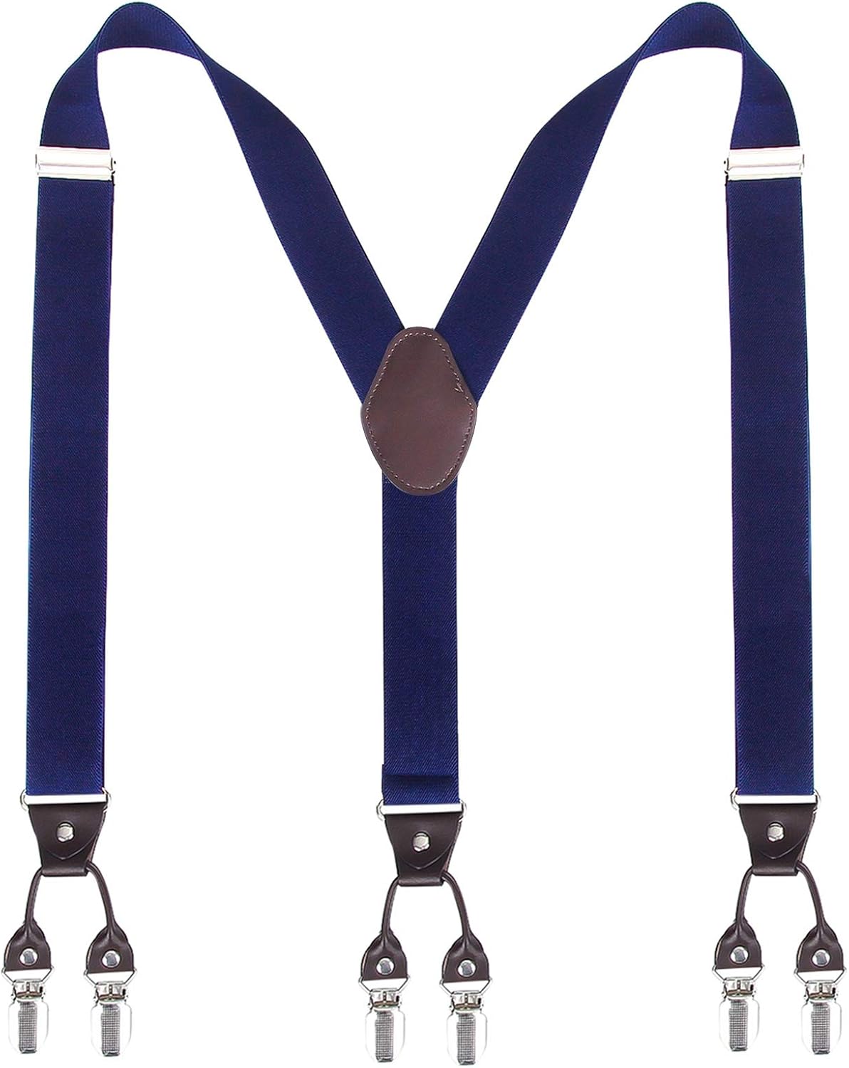 Bretelles Homme/Femme 3,5 Cm - Réglables, Clips Métal, Dos En X - Style Vintage
