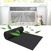 WAWINY Carbon Activated Air Filter, 16"x48" Cut to Fit Carbon Filter Charcoal Sheet Replacement Charcoal Pad for Air Purifiers Window AC Vent Range Hood
