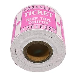 DGBDPACK 250 Raffle Tickets, 50/50 Double Roll