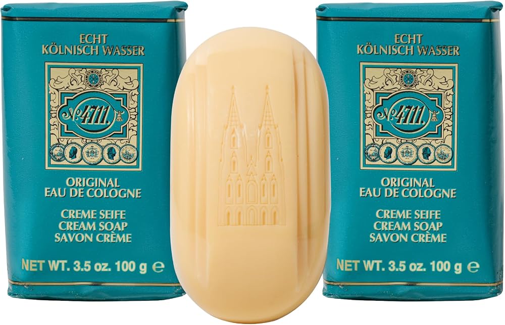 4711 Soap Cream for Men 3 x 100ml Pack Classic Fragrance Muelhens