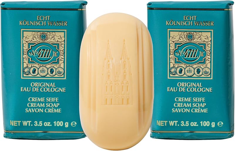 4711 Soap Cream for Men 3 x 100ml Pack Classic Fragrance Muelhens