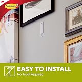 Command Sawtooth Picture Hanger Kit with Adhesive Strips 1.8kg White 75x25 view 4