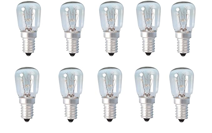 10 bombitas para lámparas de sal del Himalaya, para heladera ...