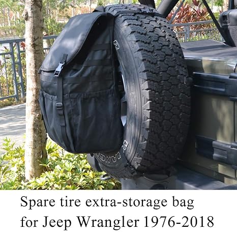 Spare Tire Bag Tire Trash Storage For Jeep Wrangler Fj Cruiser