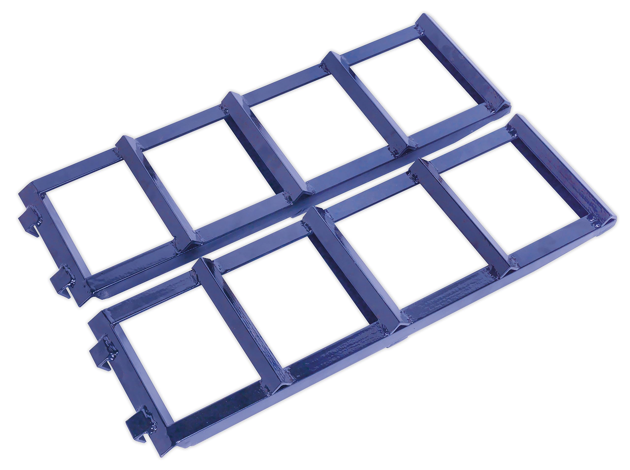 Sealey CAR2001 Car Ramp Extensions, 400kg Each/800kg Per Pair, Blue