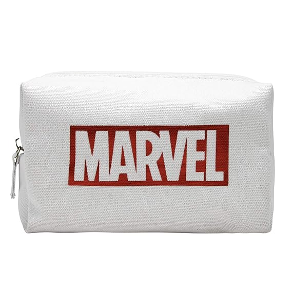 MINISO Marvel Rectangle Cosmetic Bag Portable Makeup Pouch for Womens