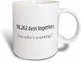 thumbnail image 2 of 22nd Anniversary Mug - '198852 Hours Together' Funny Couples Gift With Black Interior 2 of 14