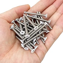 Adiyer Extra Long Outlet Screws 40pcs 6-32 x 1-1/2