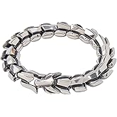 Buddha Stones Viking Dragon Bracelet for Men Titanium Steel 14mm Mens Chain Bracelet Protection Jewelry Valentine's Day Jewelry Gifts for Him Husband, 8.67 Inch