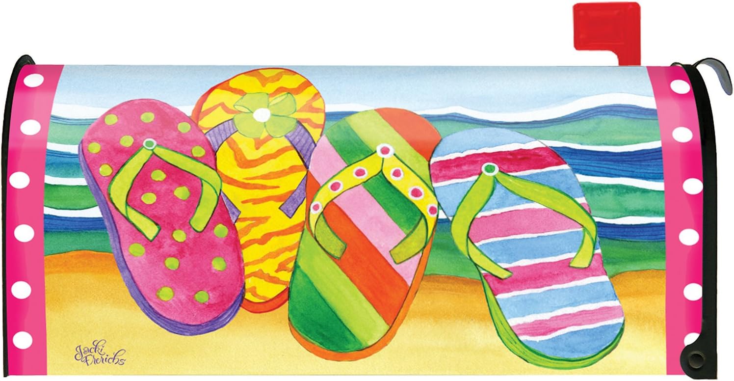 summer beach flip flops