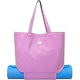 Yoga Bags for Women Canvas Yoga Mats Bags Carrier Pocket Carryall Bag for Office,Workout,Pilates,Travel and Gym