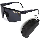 AAROX Sports Sunglasses Men-Women, Vipers Sunglasses for Mens Anti-UV Youth Baseball Softball Glasses Ages 12 & Up