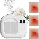 Youqsm Waterless Essential Oil Diffuser Ultrasonic Essential Oil Diffuser for Home Large Rooms Bathroom Hotel Office Car - Cordless with 5 Mist Levels Waterless Difusor Aroma 360 Fragrance Machine