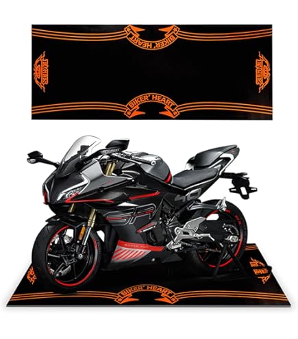 Motorcycle Garage Mat For Victory Bikes – Heavy-Duty Oil-Resistant Floor Mat, 31" X 79", Non-Slip, Protects Floors From Drips & Scratches