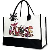 Gezred Nurse Accessories Tote Bag, Appreciation Gift for Nurse, 12x17 inch