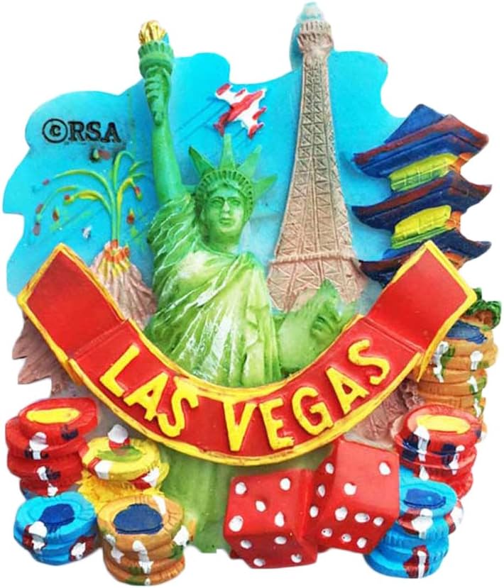 Amazon Com Las Vegas Usa America Refrigerator Magnet 3d Travel