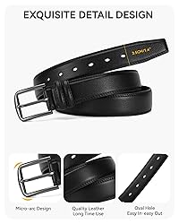 CHAOREN Mens Belts Leather for Gift Men - 1
