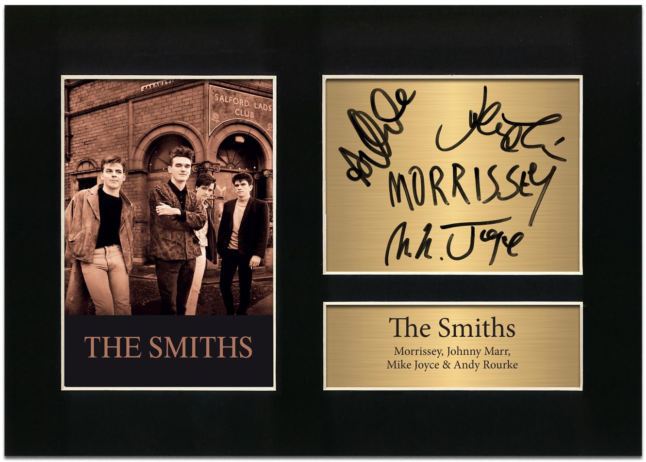 The Smiths Autograph Morrissey Johnny Marr | A4 Printed Photo Reproduction Print Picture Display Music Band Memorabilia Wall Art No61